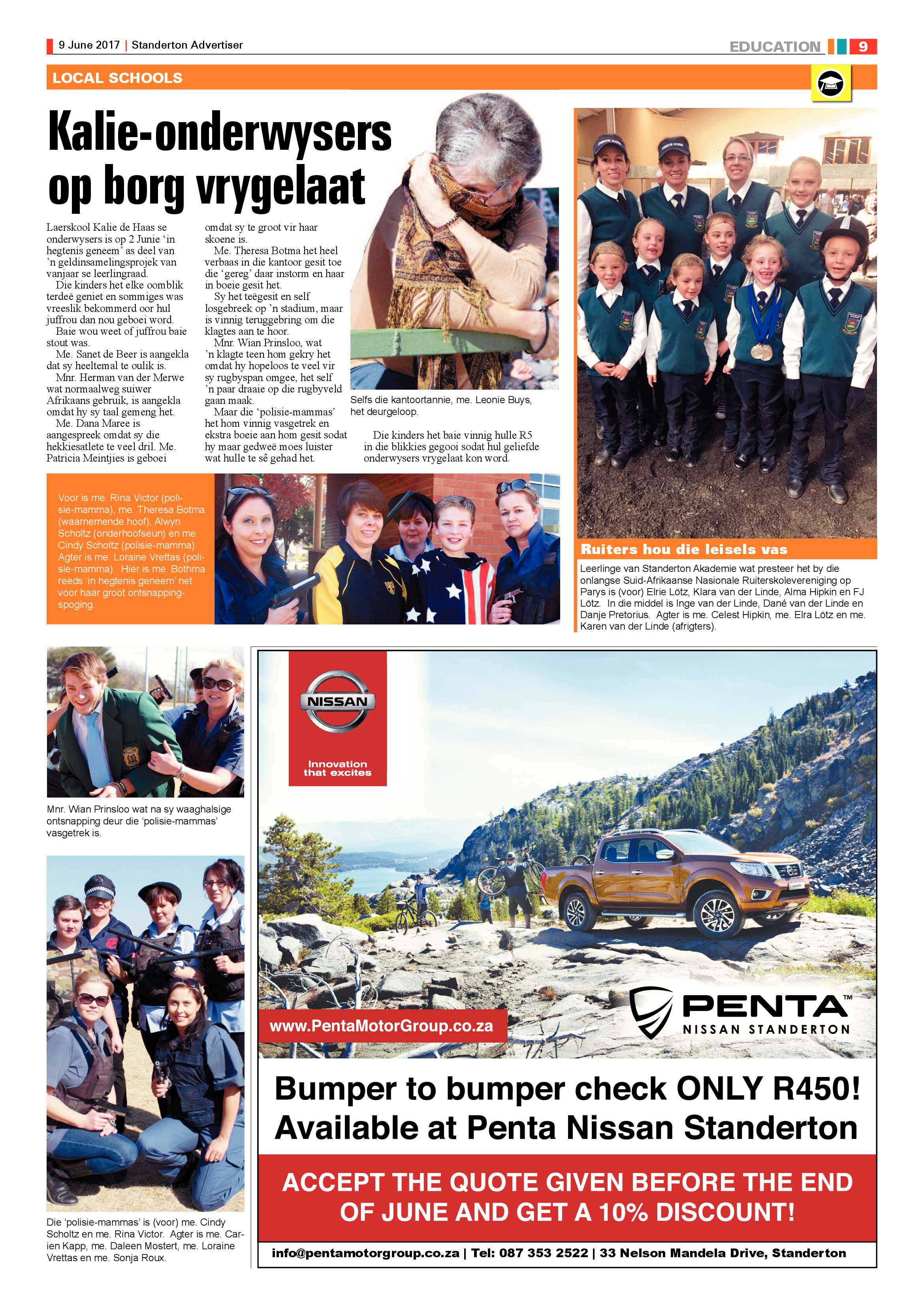 Standerton Advertiser 9 June 2017 page 9