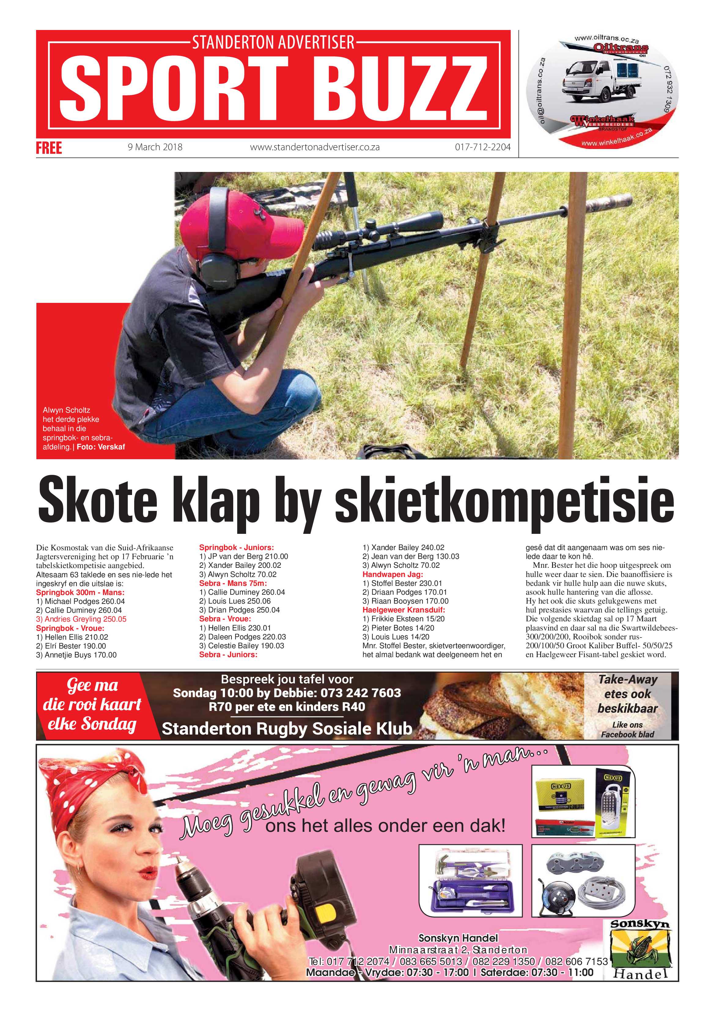 Standerton Advertiser 9 March 2018 page 12