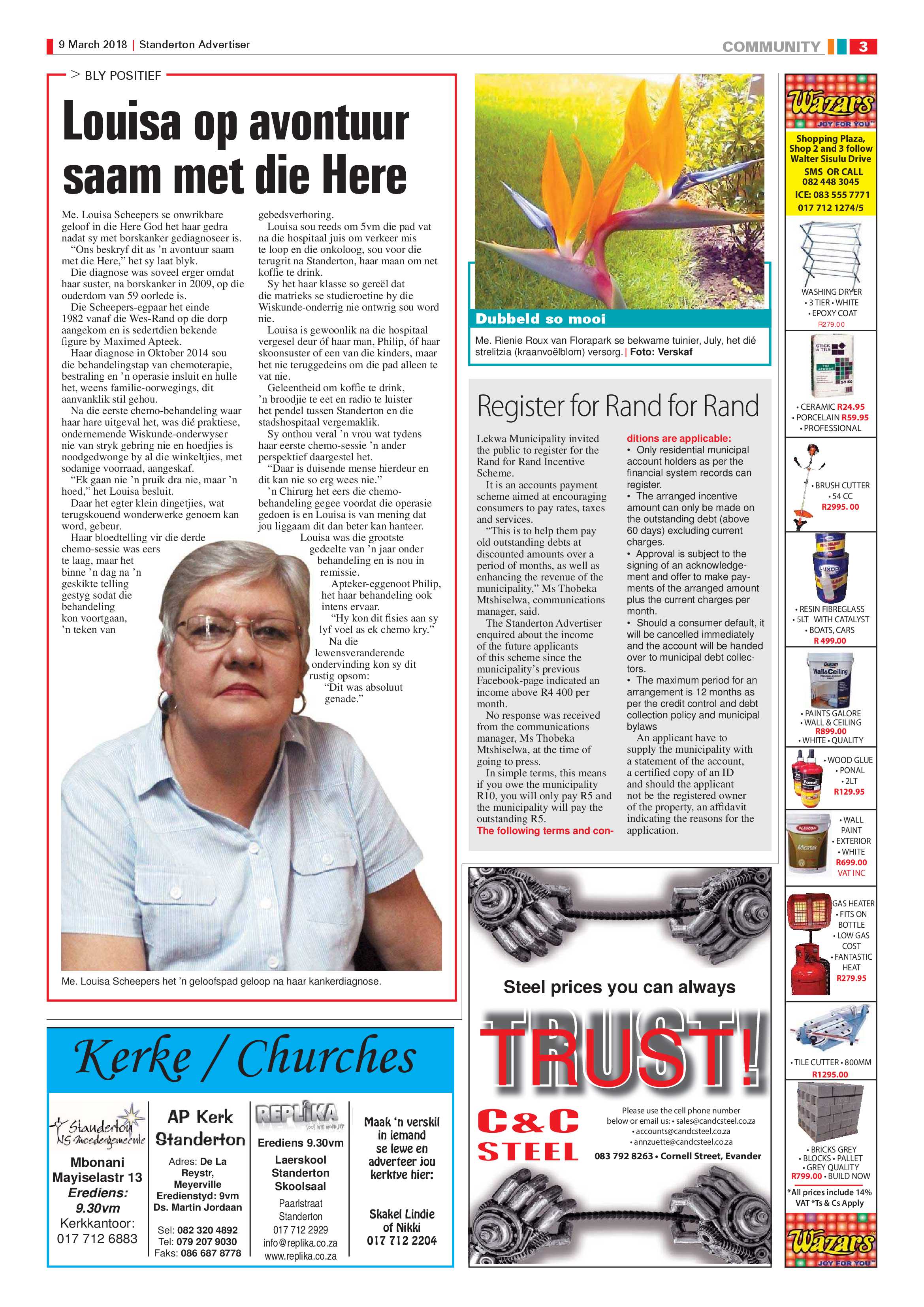 Standerton Advertiser 9 March 2018 page 3