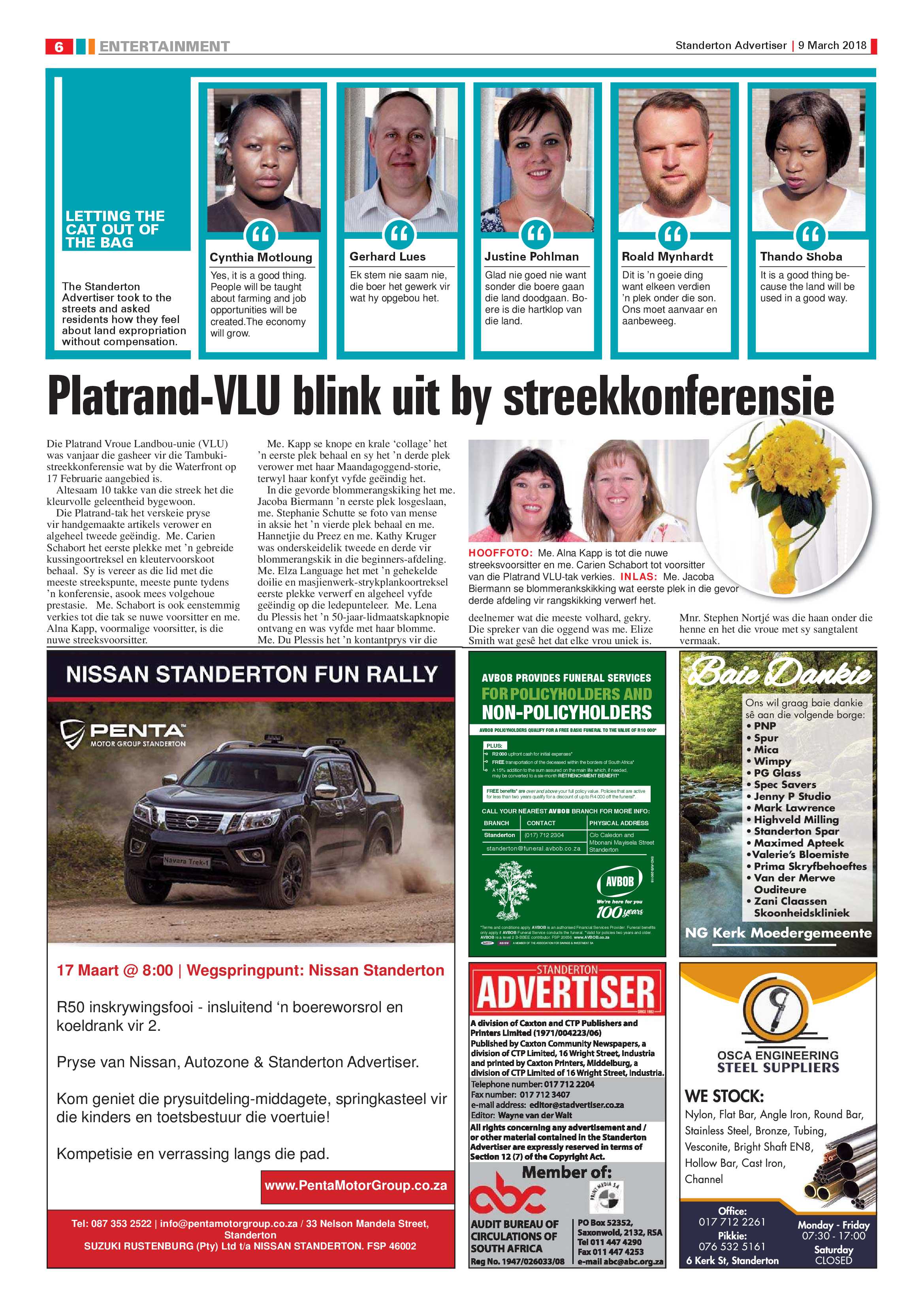 Standerton Advertiser 9 March 2018 page 6