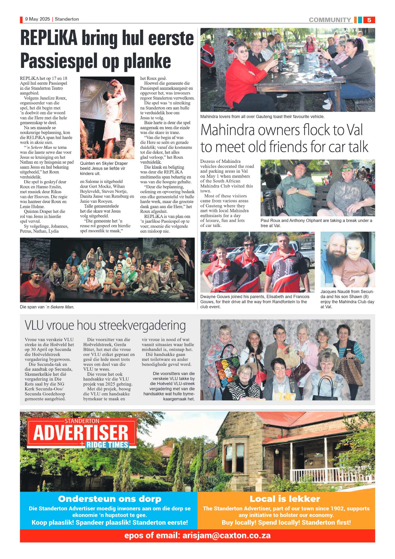 Standerton Advertiser 9 May 2025 page 5