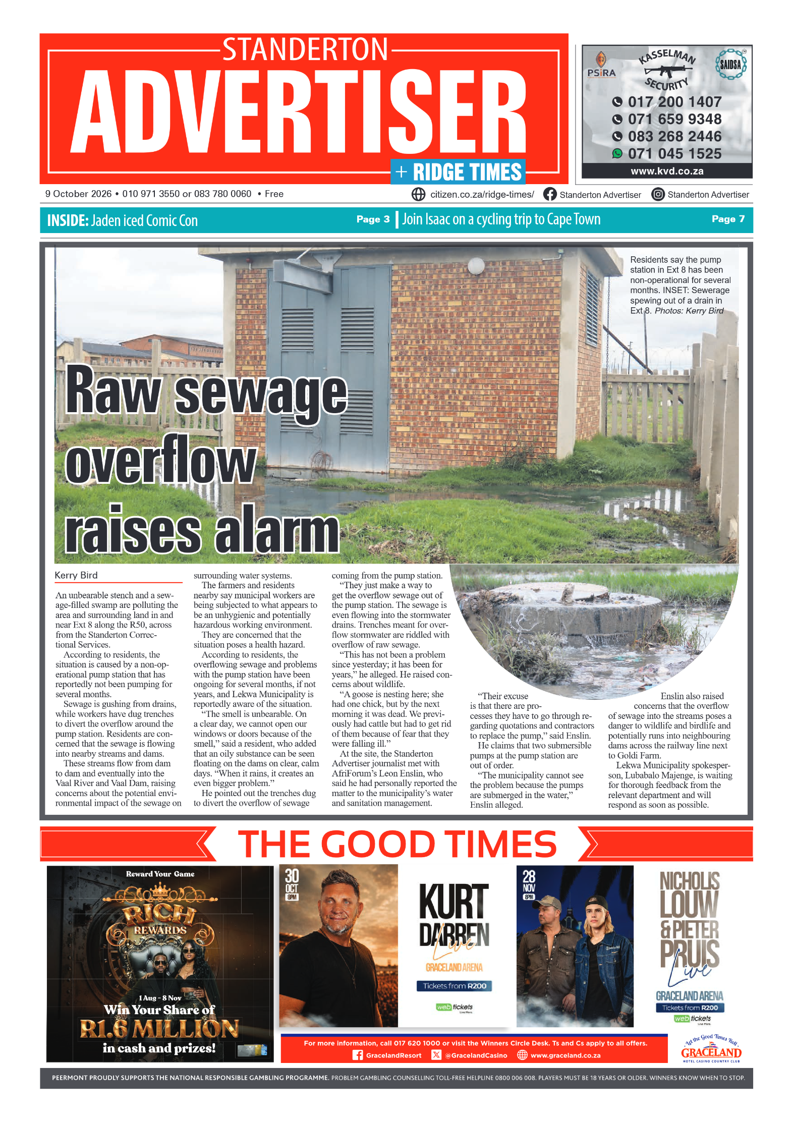 Standerton Advertiser 9 October 2026 page 1