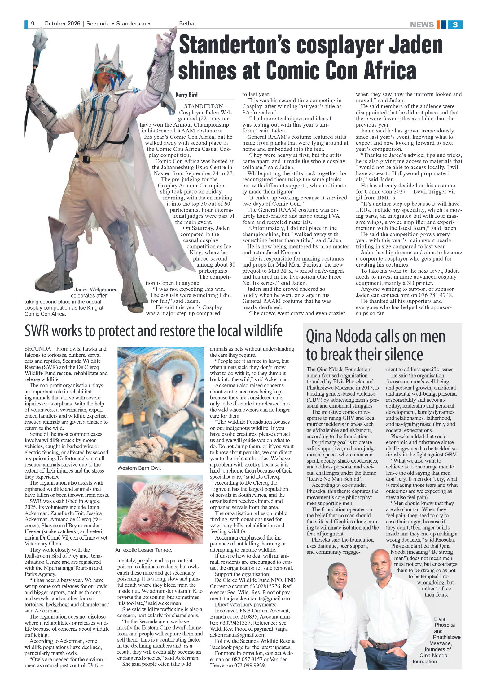 Standerton Advertiser 9 October 2026 page 3