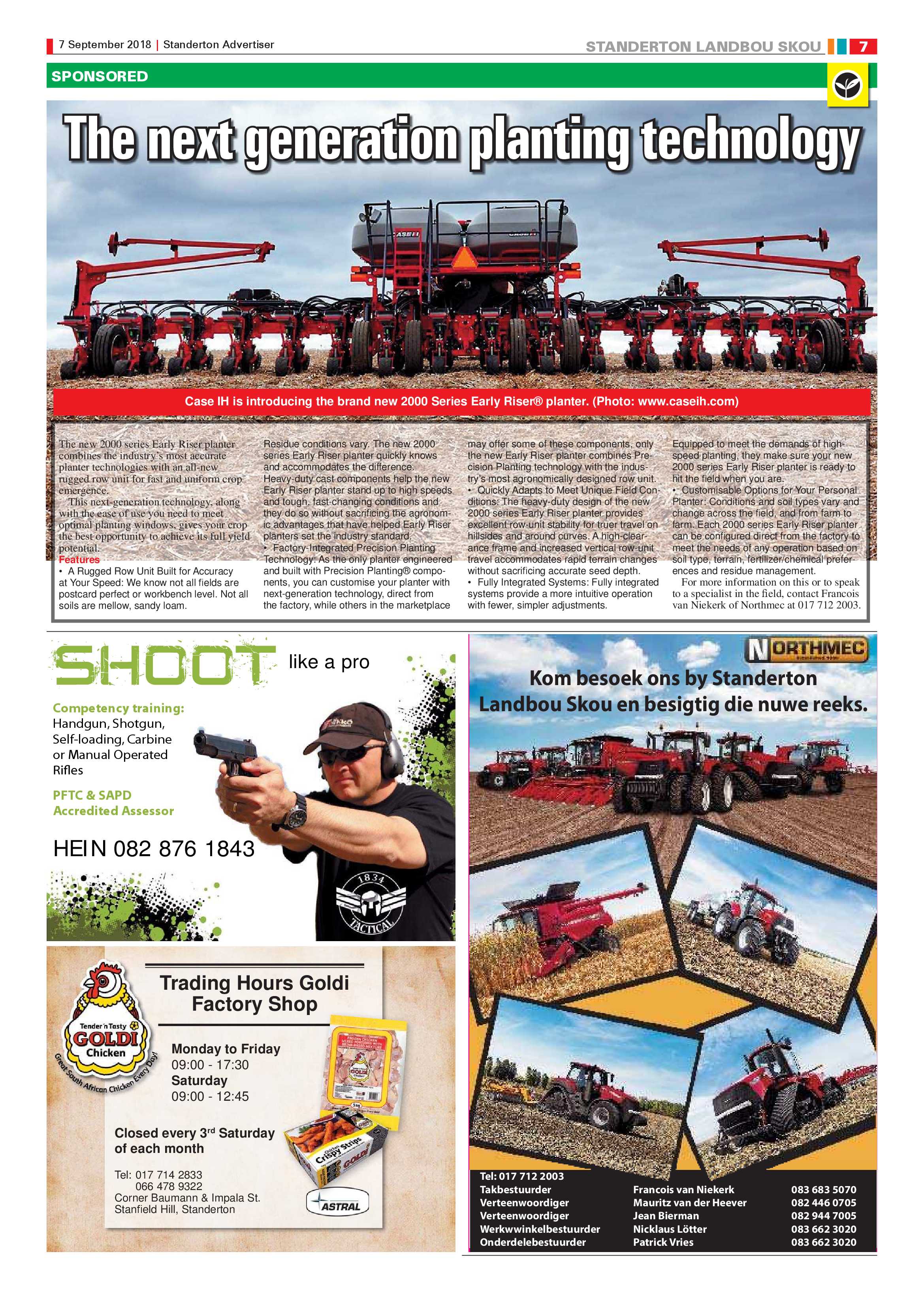 Standerton Advertiser and Standerton Landbou Skou supplement 7 September 2018 page 7