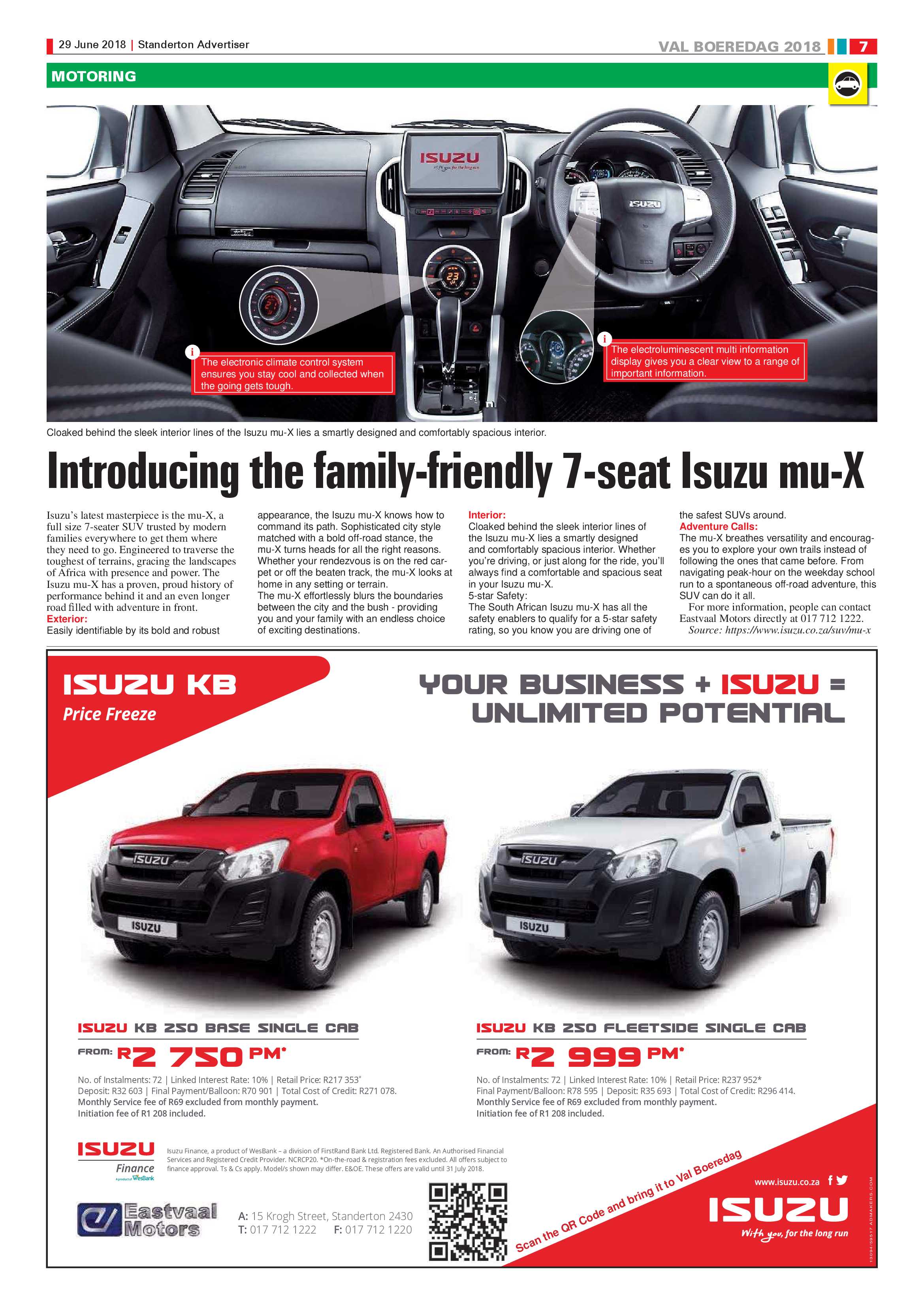Standerton Advertiser + Val Boeredag Supplement 29 June 2018 page 7