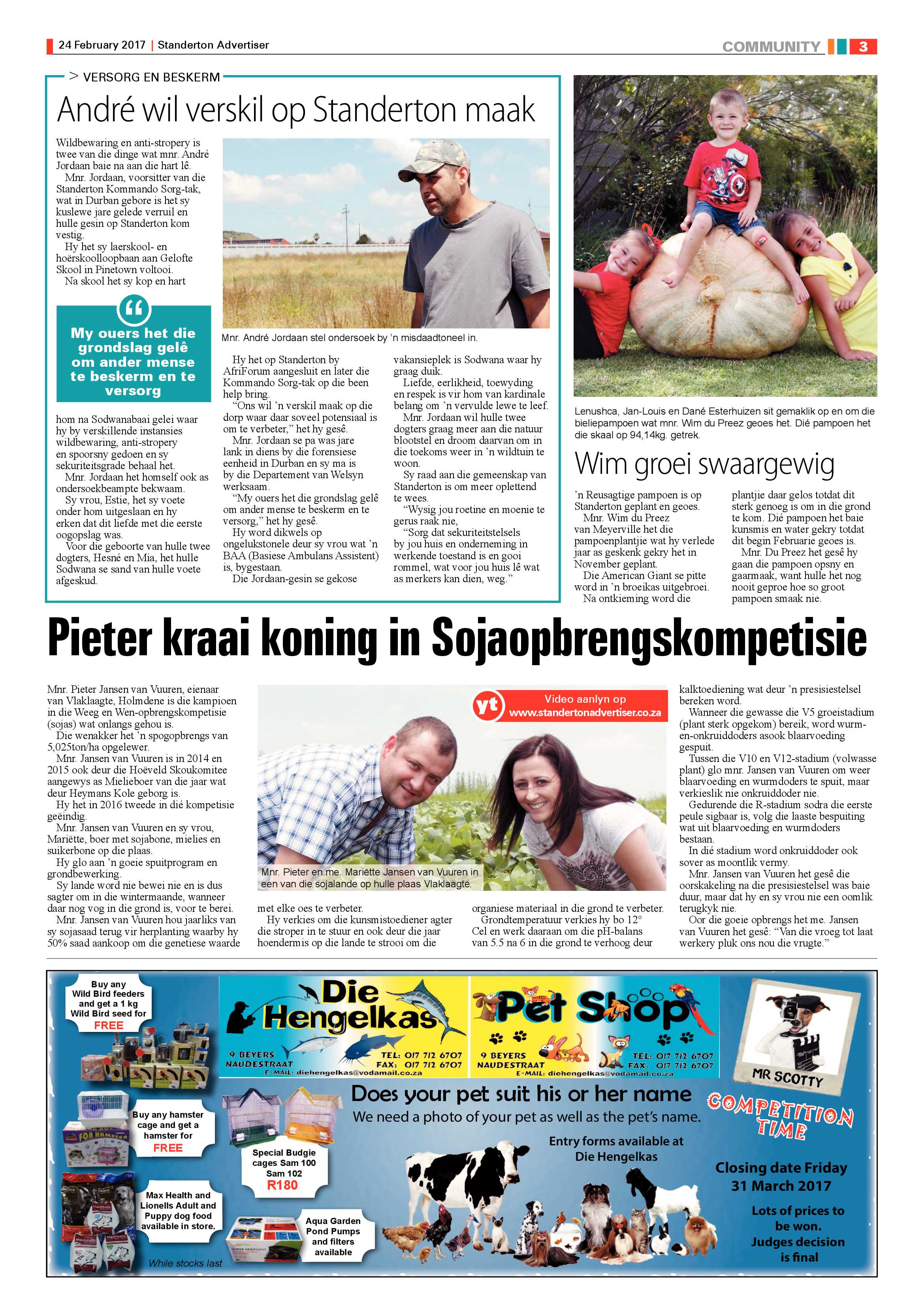 Standerton Advetiser page 3